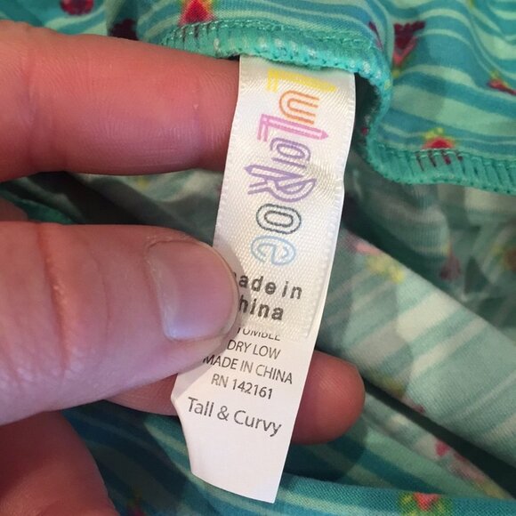 TC NWOT LuLaRoe Leggings EE21 2441 - Picture 4 of 4